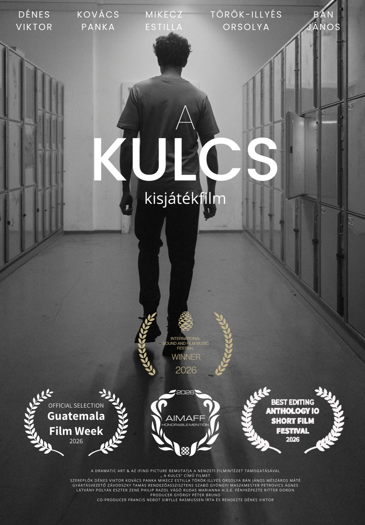 A kulcs című rövidfilm fesztiválplakátja